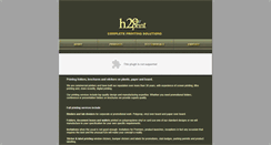 Desktop Screenshot of h2oprinting.com