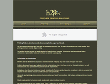 Tablet Screenshot of h2oprinting.com